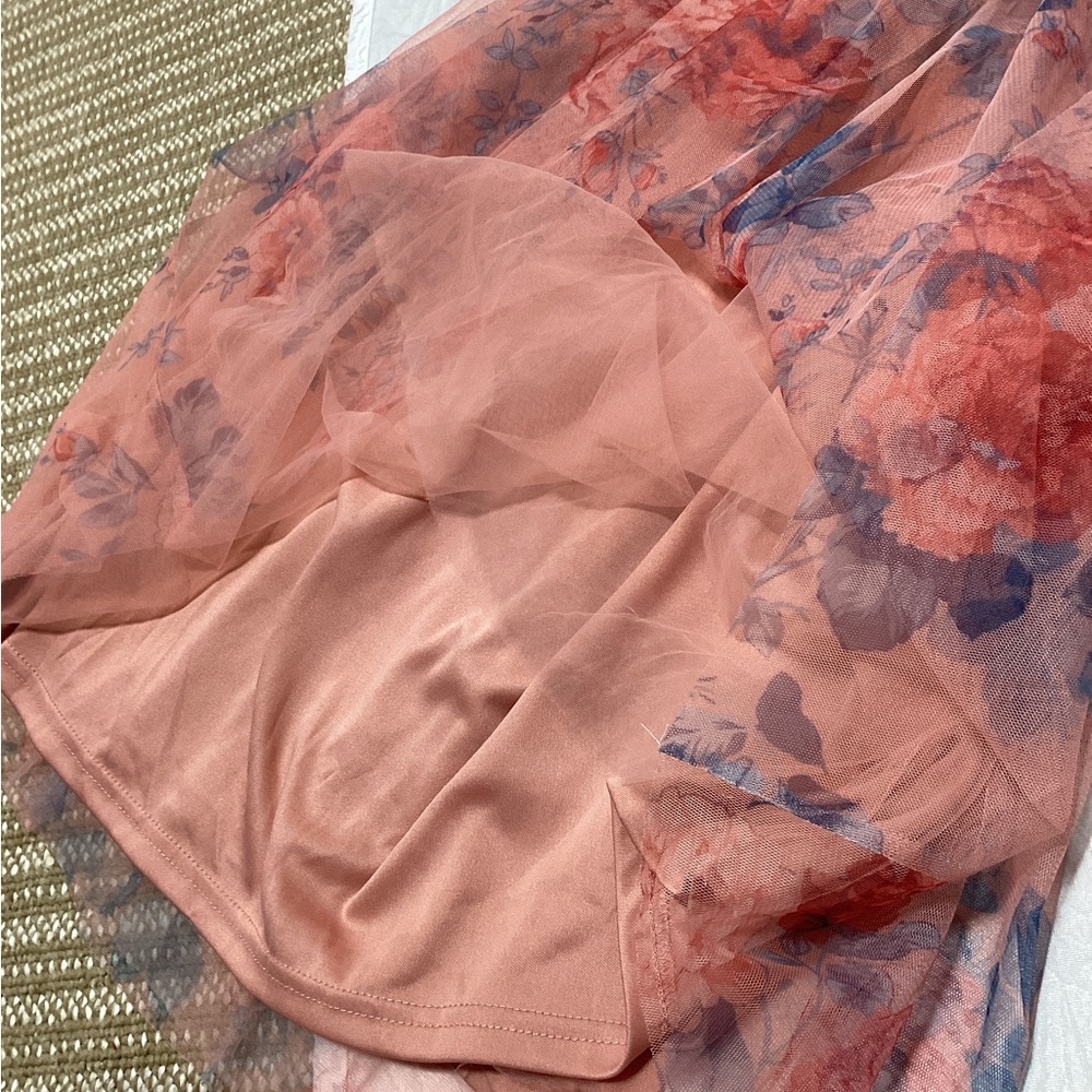 NWT Baltic Born large Tivoli Tulle dress in coral - Picture 9 of 15